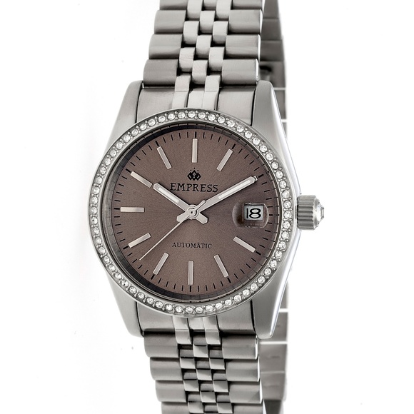 NWT Automatic Crystal Surround Bezel Watch main image 4